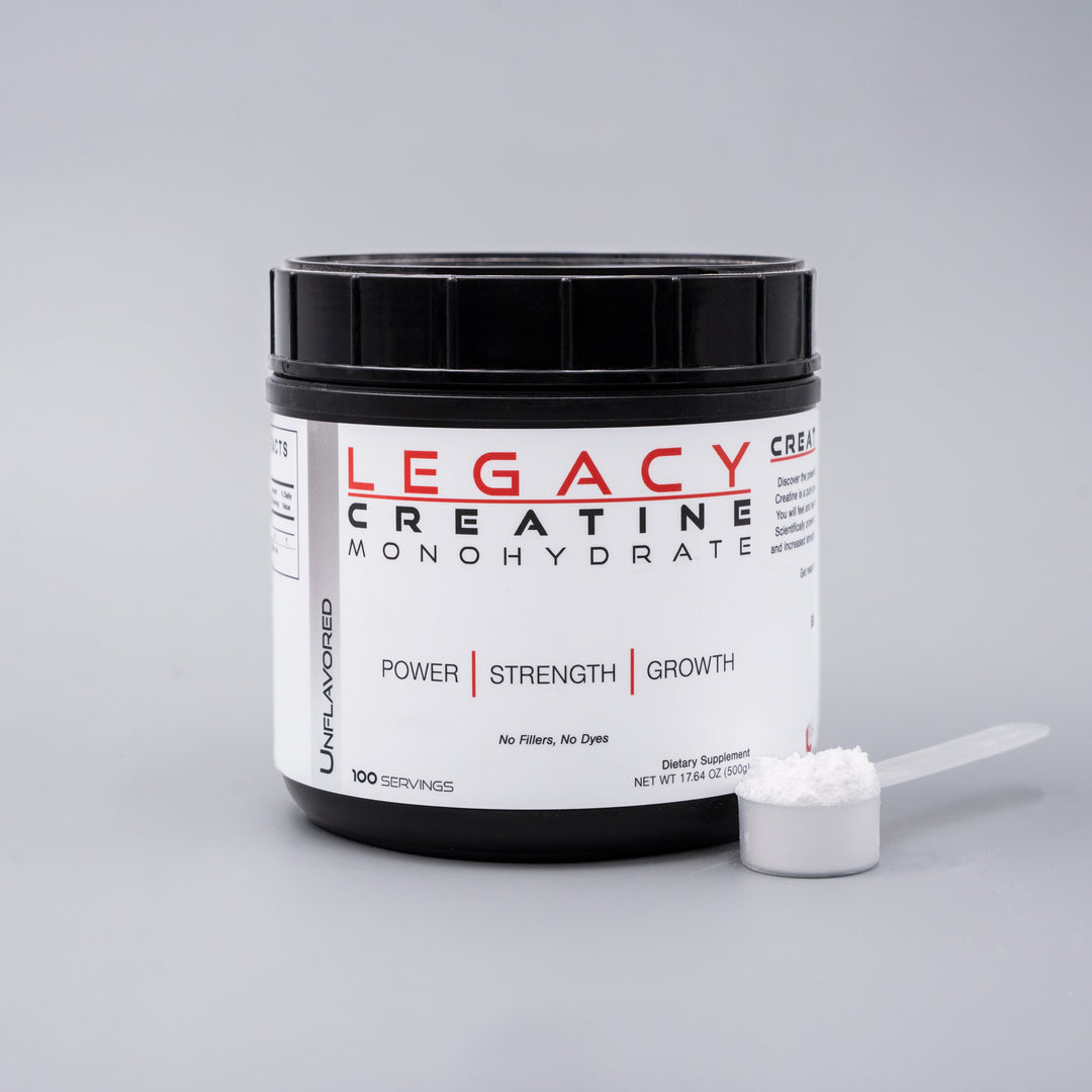 Legacy Creatine | 100 Servings | Pure Creatine Monohydrate