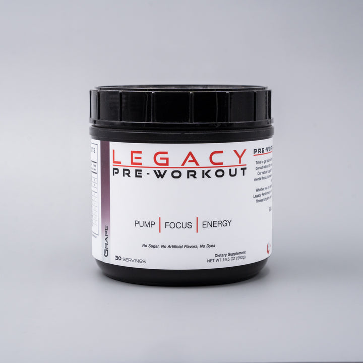 Legacy Pre-Workout | 30 Servings | Natural Energy
