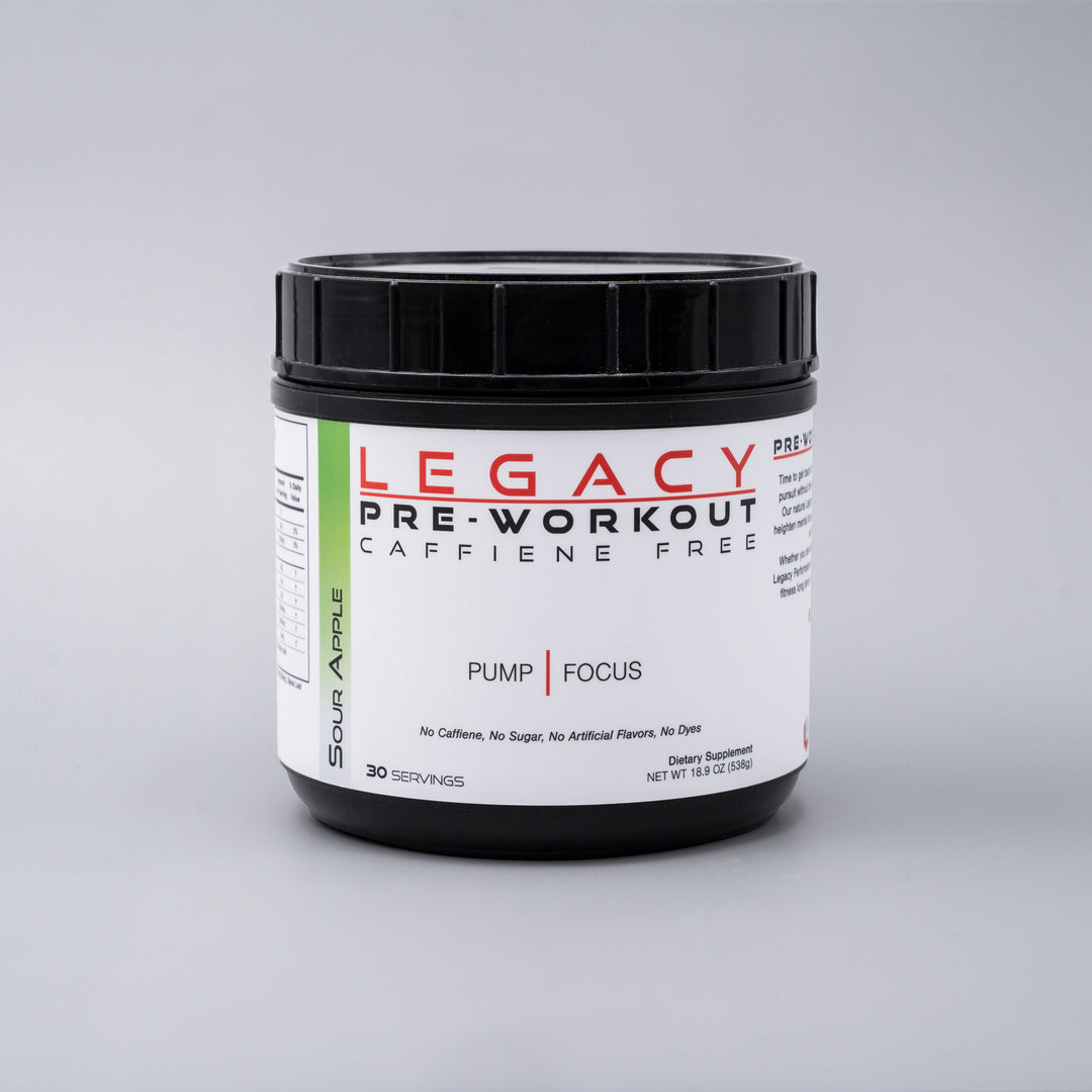 Legacy Pre-Workout | 30 Servings | Natural Energy