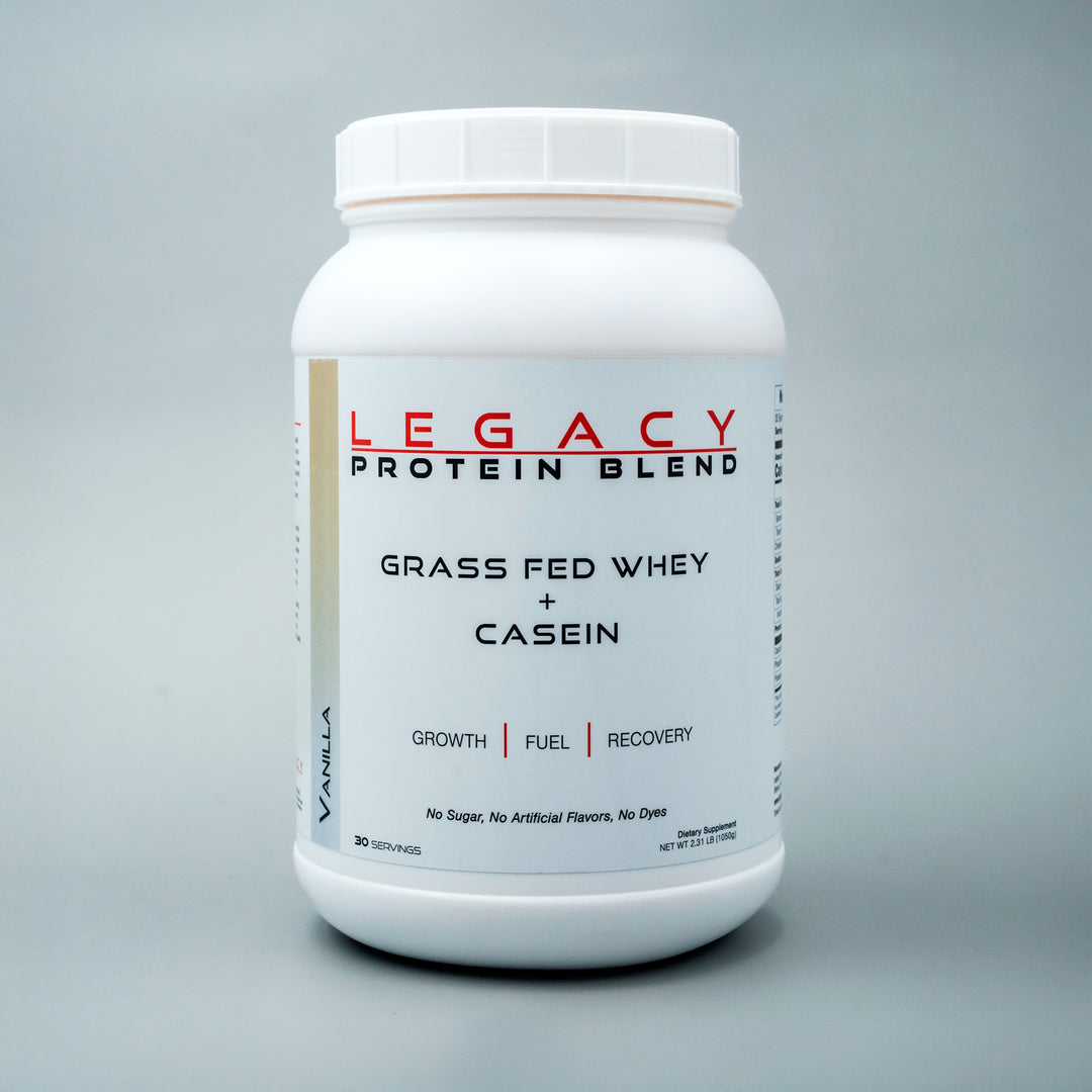 Legacy Protein Blend | 30 Servings | Grass Fed Whey + Casein